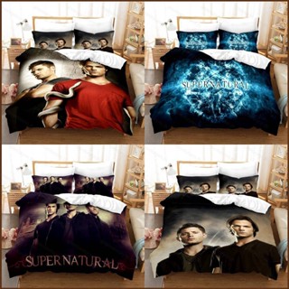 Kts Supernatural 3in1 ชุดเครื่องนอน ผ้าปูที่นอน ผ้าห่ม ปลอกหมอน บ้าน ห้องนอน