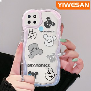 เคสมือถือ แบบนิ่ม แบบใส ลายหมี กันกระแทก สําหรับ Realme C21Y C25Y