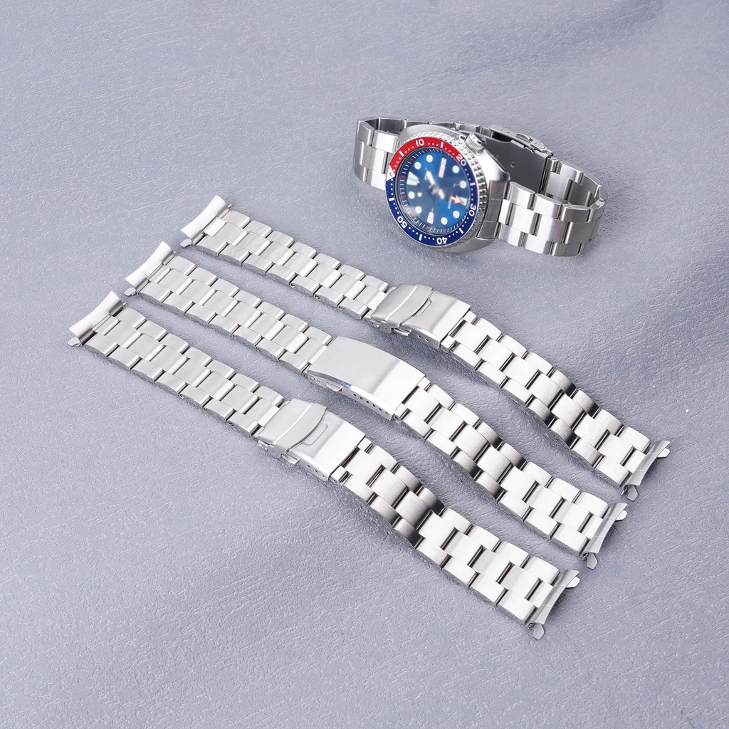 สายนาฬิกาข้อมือ PADI ทรงโค้ง แบบกลวง ขนาด 22 มม. สําหรับ Seiko Turtle Prospex