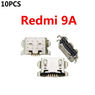 10 ชิ้น ใหม่ ไมโคร USB ปลั๊ก พอร์ตชาร์จ เชื่อมต่อ ซ็อกเก็ต สําหรับ Xiaomi Redmi 9A