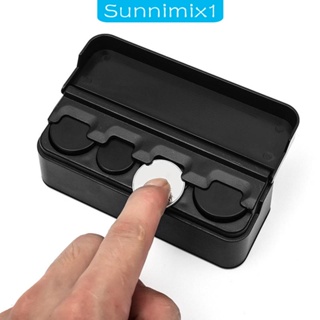 [Sunnimix1] กล่องเคสใส่เหรียญ แบบพกพา ทนทาน พร้อมฝาปิด