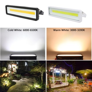 โคมไฟโปรเจคเตอร์ LED IP67 50W 220V กันน้ํา สีขาว ดํา สําหรับตกแต่งสวน ถนน