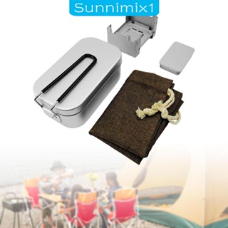 [Sunnimix1] กระเป๋าเก็บอาหารกลางวัน แอลกอฮอล์ แบบพับได้ สําหรับตั้งแคมป์ เดินป่า ตกปลา แบกเป้