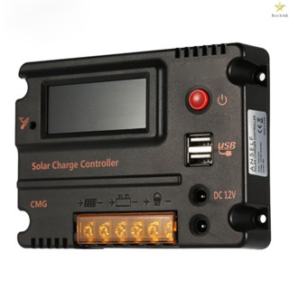 Anself LCD Solar Charge Controller Panel Battery Regulator 20A 12V 24V with Auto Switch and Overload Protection