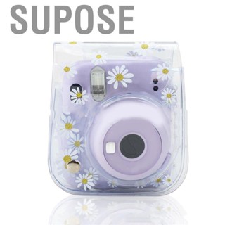 Supose Instant  Bag for Mini8 9 11 Transparent Daisy Print Universal Portable