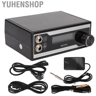 Yuhenshop Tattoo Accessories Power Supply Kit 60‑250V Flexible Control with Foot Pedal for Professional