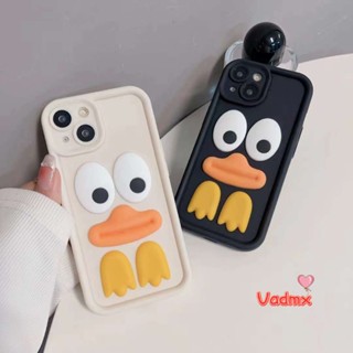 เคสโทรศัพท์ซิลิโคน แบบนิ่ม ลายเป็ด กันกระแทก สําหรับ Redmi Note 9 8 Poco M5S M3 M2