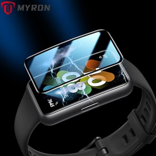 Myron ฟิล์มกันรอยหน้าจอ แบบนิ่ม สําหรับ Huawei Band 7 2 ชิ้น