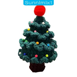 [Sunnimix1] ต้นคริสต์มาส แบบถักโครเชต์มือ DIY สําหรับเทศกาลคริสต์มาส