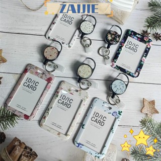 Zaijie24 ที่ใส่บัตรประจําตัว ป้ายแท็กบัตรเครดิต บัตรประจําตัว บัตรรถบัส ที่ใส่บัตรประจําตัว