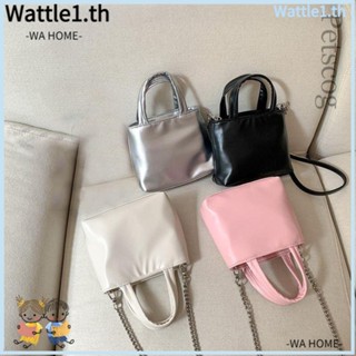 Wttle กระเป๋าสะพายข้าง ใต้วงแขน หนัง Pu แฟชั่น