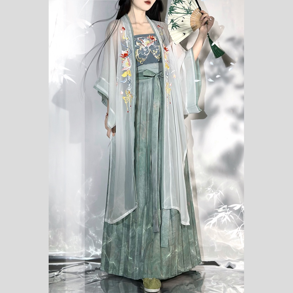Hanfu [Drunk Linglong] ใหม่ เพลงฮั่นฝู แฟชั่นฤดูใบไม้ผลิ และฤดูร้อน สําหรับผู้หญิง