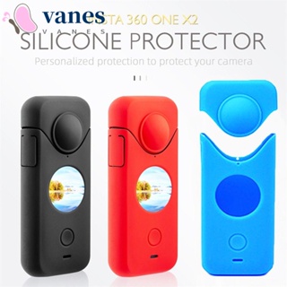 Vanes1 เคสซิลิโคนนิ่ม ป้องกันเลนส์กล้อง กันฝุ่น สําหรับ Insta360 ONE X2