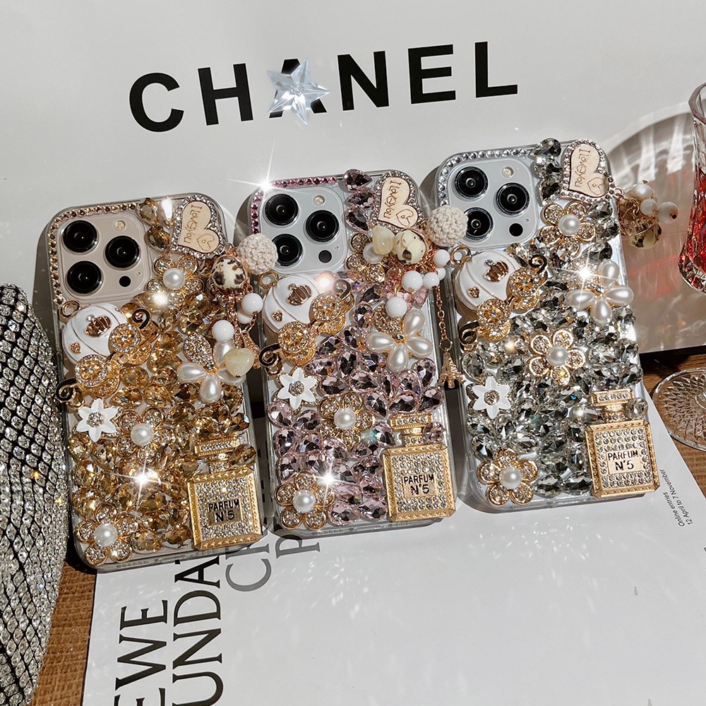 เคสโทรศัพท์ Rhinestone หรูหราสําหรับ IPhone 17 Pro Max IP 16 Pro Max 14 PRM 16 PRM Glitter Stone ฝาค
