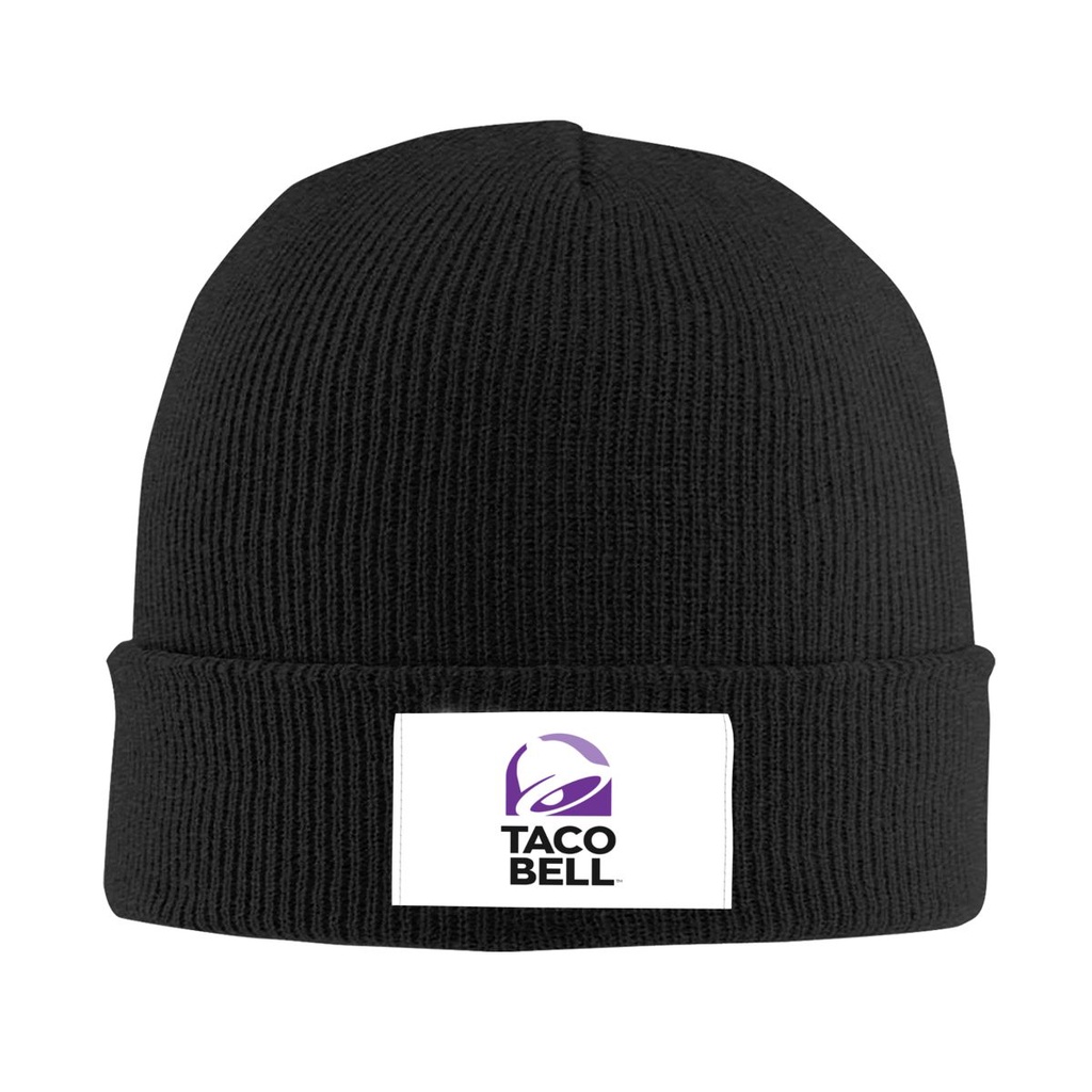 ใหม่ หมวกถัก ผ้าวูล ลายโลโก้ Taco Bell สไตล์ฮิปฮอป สตรีท เหมาะกับทุกเพศ พร้อมส่ง