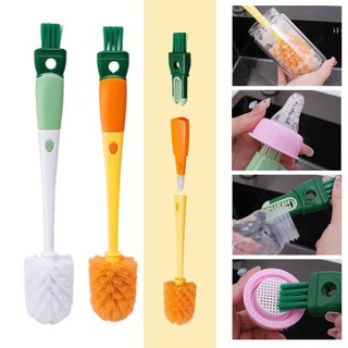 Cọ vệ sinh ly cốc, bình sữa 4in1 tay cầm dài đa năng tiện lợi 5.7x32cm