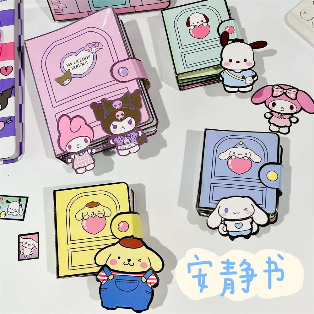 ใหม่ Sanrio หนังสือ Kulomi Melody แฮนด์เมด ของเล่นเสริมการเรียนรู้เด็ก