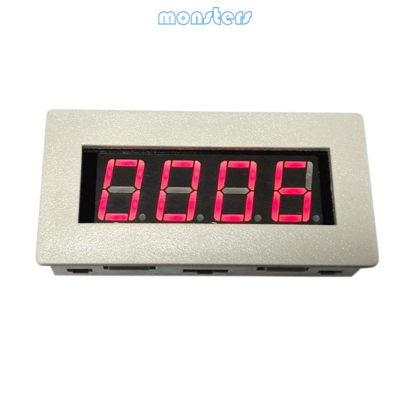 Mon เครื่องนับจํานวนดิจิทัล พลาสติก สําหรับ DC 5V 12V 36V DC 4 0V-4