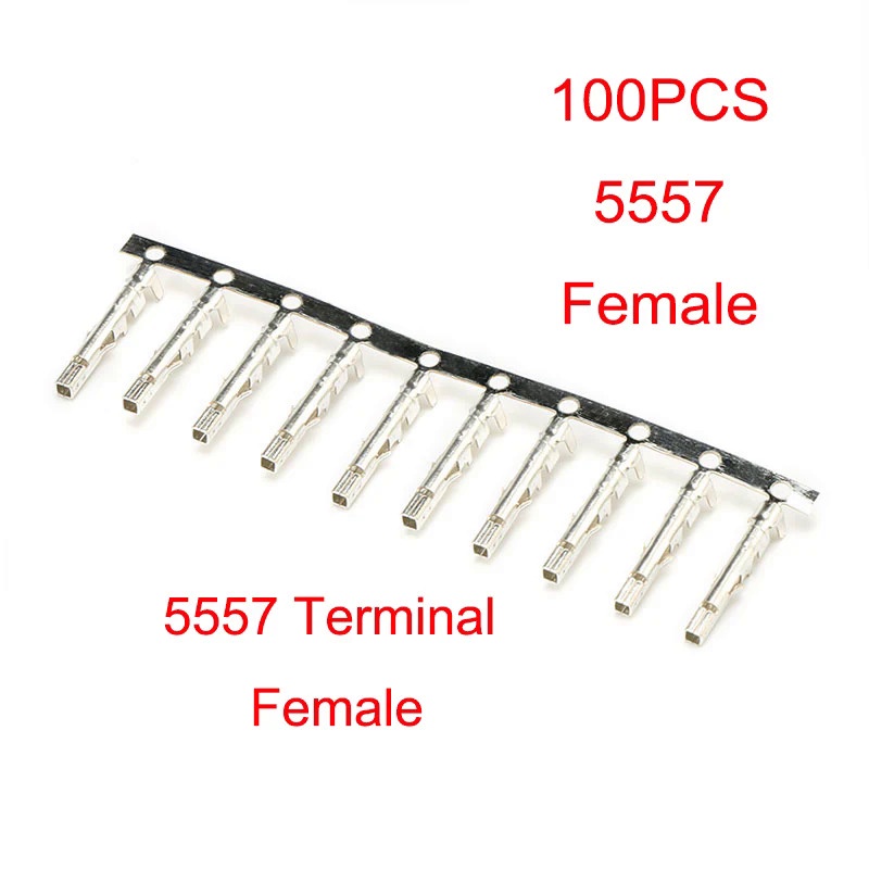 ขั้วต่อตัวเมีย 5557 4.2 มม. พิทช์ตัวเมีย 4.2 มม. 100 ชิ้น
