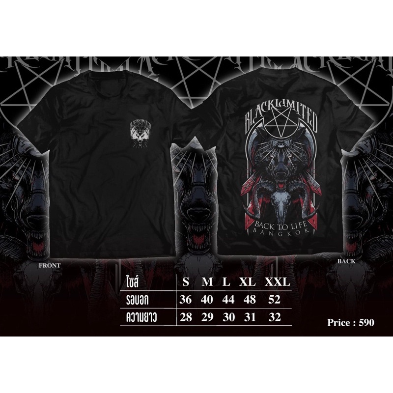 พร้อมส่ง Blacklimited Wolfgang 2018