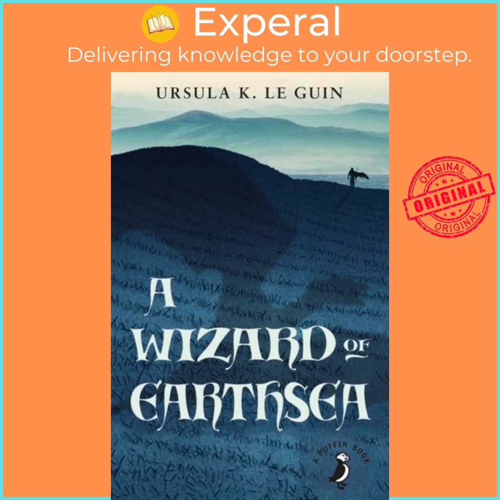 พ่อมดแห่งแผ่นดินทะเล โดย Ursula Le Guin (ฉบับสหราชอาณาจักรปกอ่อน)