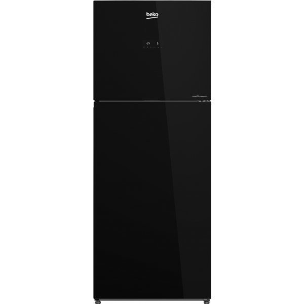 shophome468-BEKO ตู้เย็น 2 ประตู 13.2 คิว รุ่น RDNT401E40VZHFSGB สี Glass Black รับประกันของเเท้