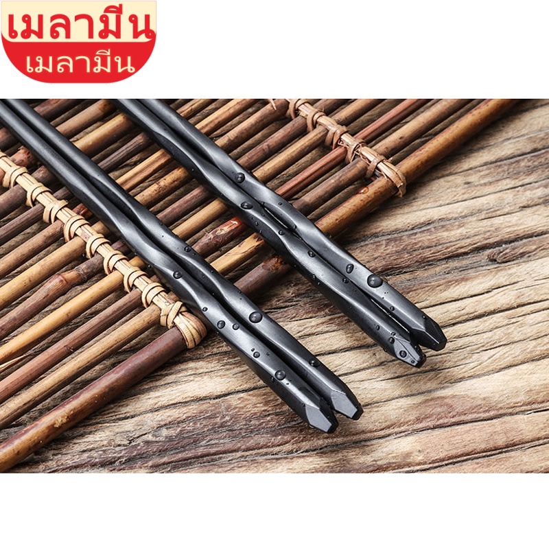 [พร้อมส่ง] [เมลามีน 100% คุณภาพสูง] [ราคาถูกที่สุด] [ตะเกียบอัลลอย ญี่ปุ่น กันลื่น ทนอุณหภูมิสูง สําหรับใช้ในครัวเรือน ราคา ถูกที่สุด ดีลบีเคเค แกลเลอรีภาพที่ 8