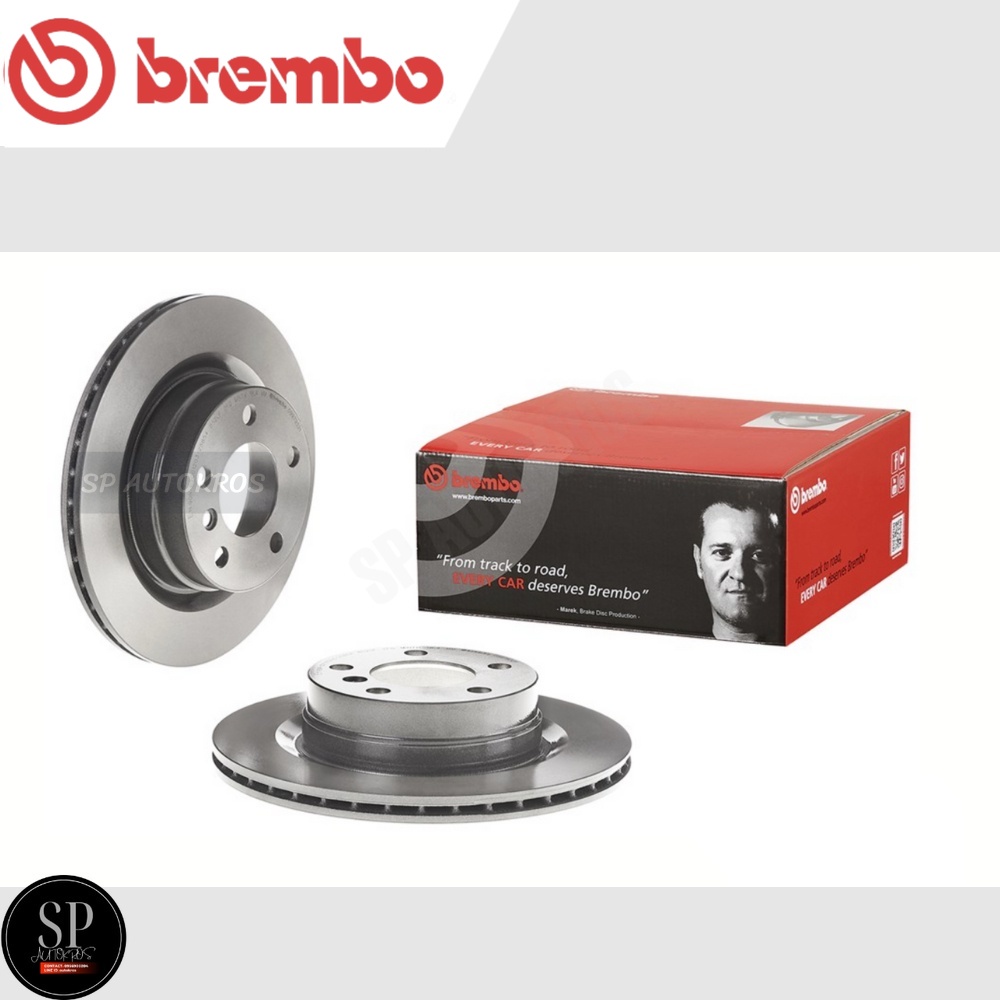 BREMBO จานเบรคหลัง 3 SERIES E90 E92 (320i 325i 320d) / 09 9793 21 / ราคาต่อ 1ใบ
