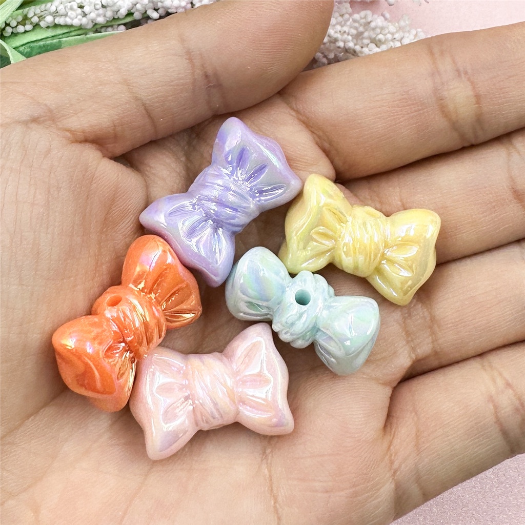 ลูกปัดอะคริลิค 16*24 มม. สําหรับทําเครื่องประดับ สร้อยคอ ต่างหู DIY 5 ชิ้น