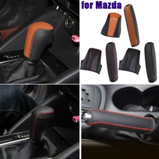 ปลอกหุ้มลูกบิดเกียร์รถยนต์ หนังวัวแท้ อุปกรณ์เสริม สําหรับ M…