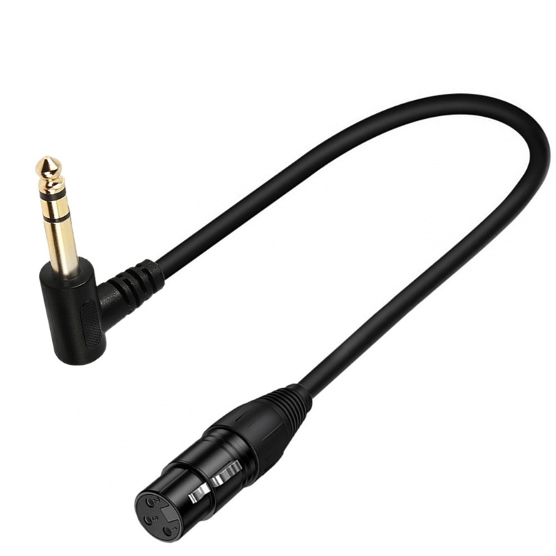 สายเคเบิ้ล XLR 3 Pin to 6 35 มม. 1 4 TS TRS Male Cable Stereo 6 35 มม. to XLR Plug Stereo Mic Connector สําหรับไมโครโฟน