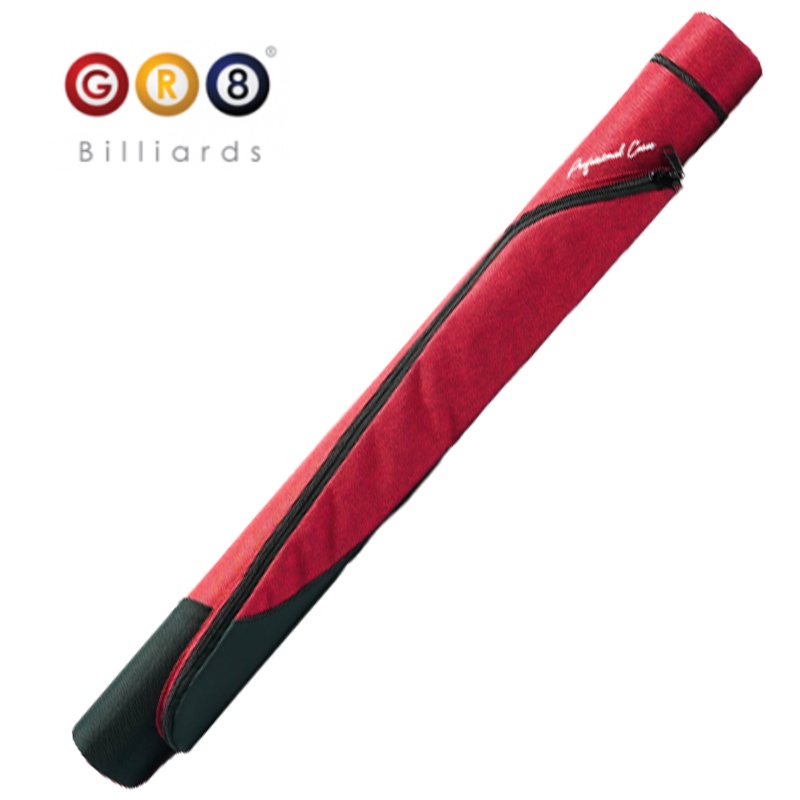 GR8 Billiards เคส กระเป๋าใส่ไม้คิวชนิดแข็ง สีแดง มีสายสะพาย Brutal Hard Pool Cue Case 2x2 Red