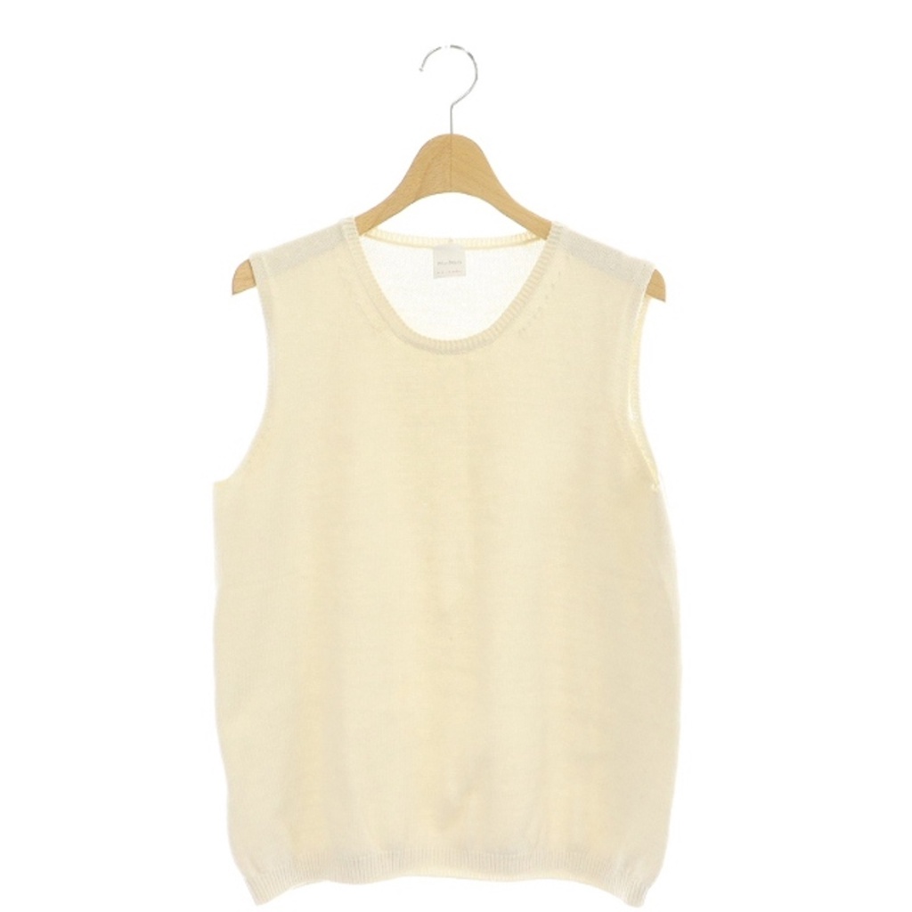 Max Mara LEISURE KNIT VEST PULLOVER OFF WHITE Direct from Japan Secondhand