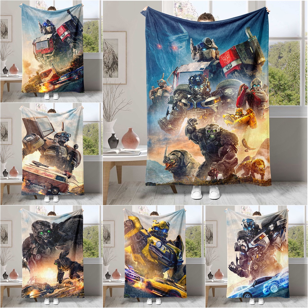 Transformers: ผ้าห่มสักหลาด พิมพ์ลาย Rise of The Beasts เหมาะกับของขวัญ สําหรับคน