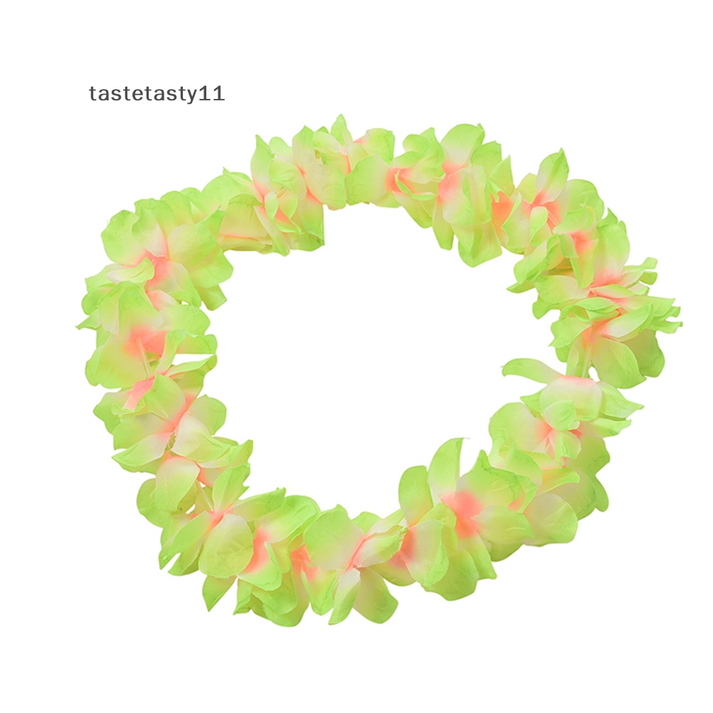 Ta พวงมาลัยดอกไม้ปลอม ผ้าไหม สไตล์ฮาวาย 8 สี สําหรับเต้นรํา ปาร์ตี้ TH
