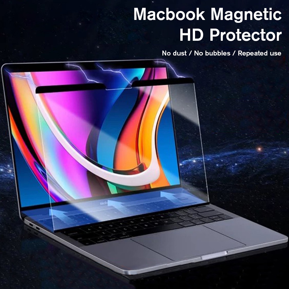 ฟิล์มกันรอยหน้าจอ แบบใส HD แม่เหล็ก สําหรับ Macbook Air 13.3 Macbook Air 13 15 M1 M2 Macbook Pro 13.3 14 16 นิ้ว