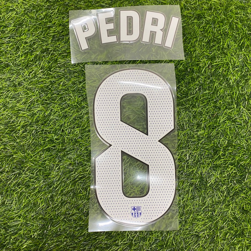 Nameset barcelona pedri 8 ป้ายชื่อบ้าน nns