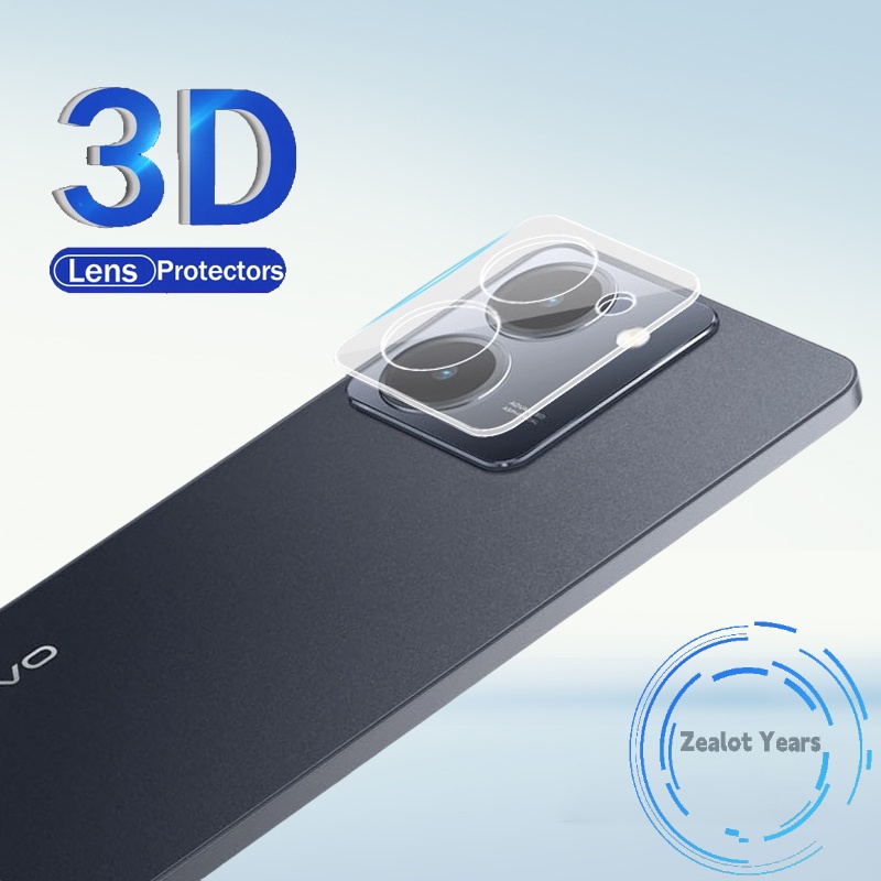 3d เลนส์ฟิล์มแก้วสําหรับ Vivo Y27s Y36 Y27 4G 5G เลนส์ป้องกันหน้าจอ 9H กล้องด้านหลังกระจกนิรภัยสําหรับ VivoY27s VivoY36 VivoY27 ฟิล์มป้องกันสีดํา HD คลุมทั้งหมดป้องกัน