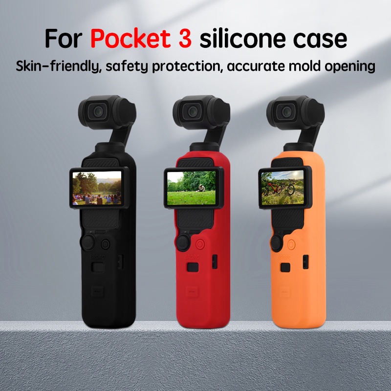 เคสซิลิโคน กันฝุ่น กันลื่น สําหรับ DJI Osmo Pocket 3 Pocket 3
