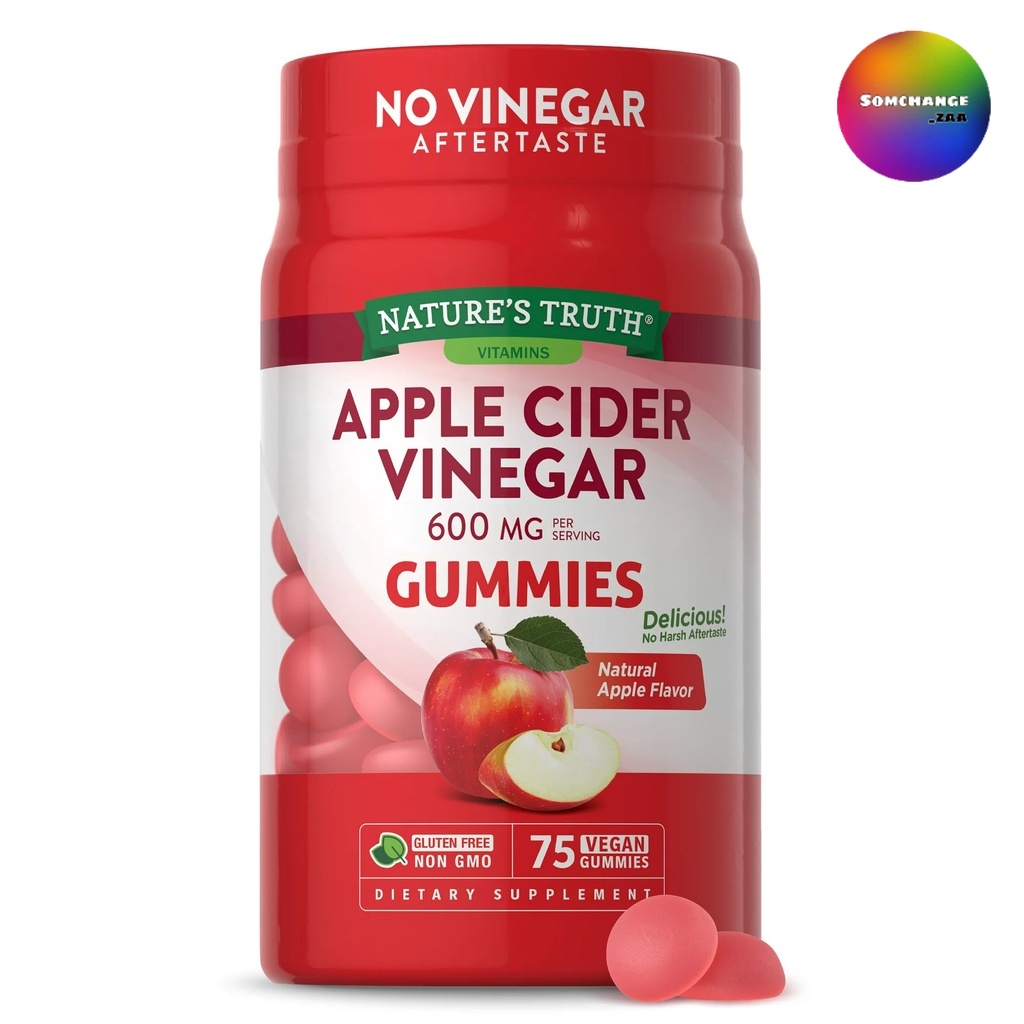 Nature’s Truth Apple Cider Vinegar 600 mg. Gummies (75กัมมี่) กัมมี่แอปเปิ้ลไซเดอร์ 🍎