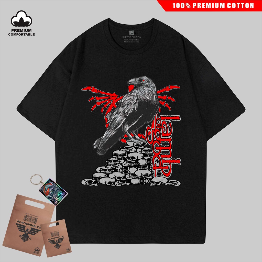 Lamb-of-god-crow New Band T-Shirt Rock Metal Band T-Shirt Slipknot Nirvana The Beatles The Black dahlia Murder Premium