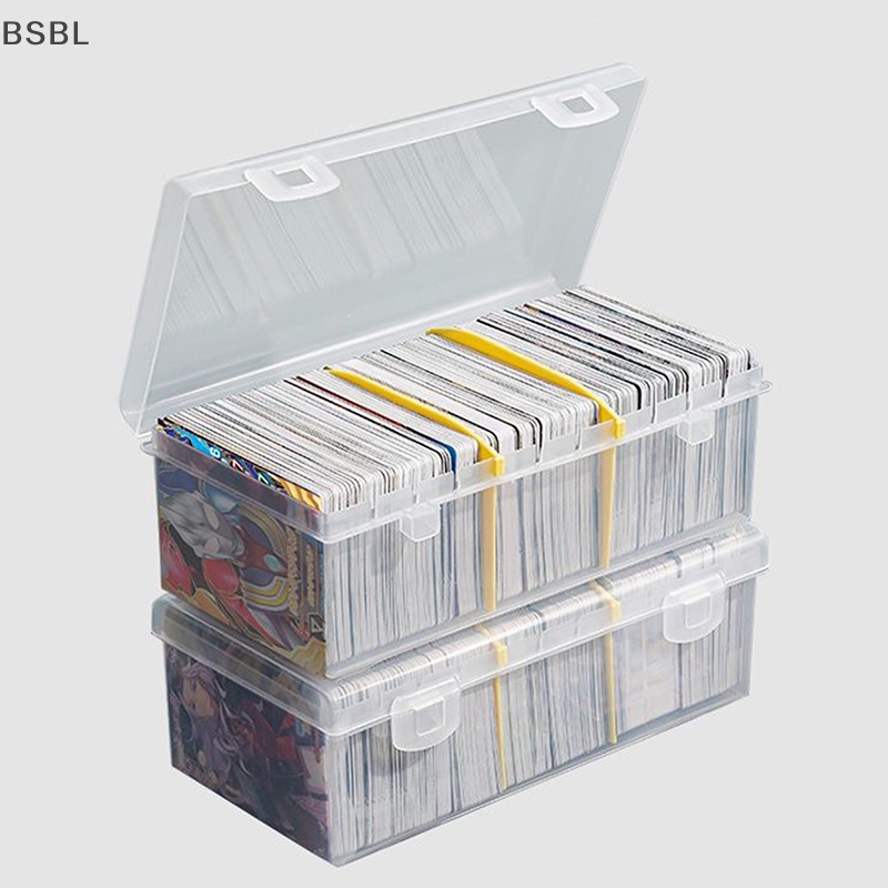 Bsbl กล่องเก็บโฟโต้การ์ด สติกเกอร์ใส ไอดอล ที่ใส่บัตร จัดระเบียบโต๊ะ เครื่องเขียน BL