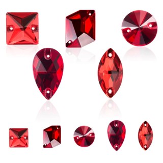 Qiao AAAAA แก้วคริสตัล พลอยเทียม สําหรับเย็บตกแต่งเสื้อผ้า ง…