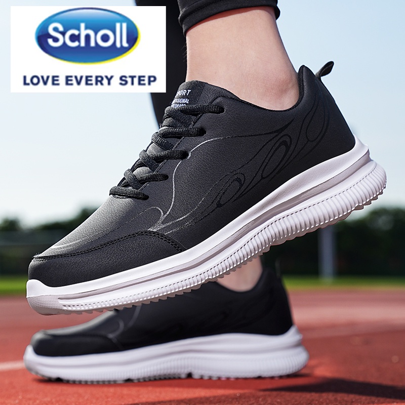 Scholl รองเท้ากีฬา รองเท้าผ้าใบ สลิปออน ส้นแบน สไตล์เกาหลี สําหรับผู้ชาย ไซซ์ 45 46 47 48 - รูปที่ 6