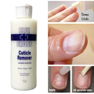 น้ำยาตัดหนังเล็บ 177ml. น้ำยาหนังนุ่ม ครีมตัดหนัง BLUE CROSS Cuticle remover