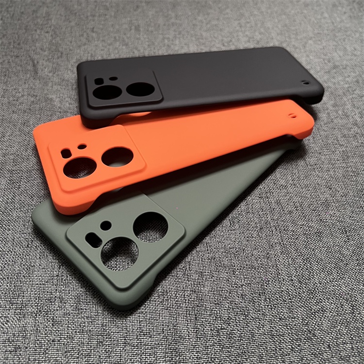 เคสโทรศัพท์มือถือ PC แข็ง ไร้กรอบ ป้องกันลายนิ้วมือ สีแคนดี้ สําหรับ Xiaomi 13 Mi13 Mi 13T Pro Mi 13 Ultra