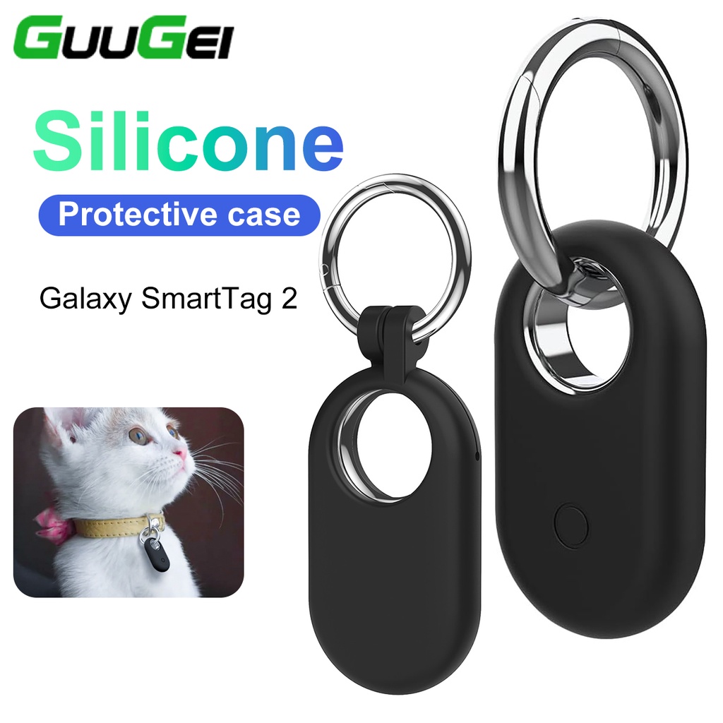 Guugei เคสพวงกุญแจซิลิโคน กันหาย สําหรับ Samsung Galaxy SmartTag 2 Smart Tag 2