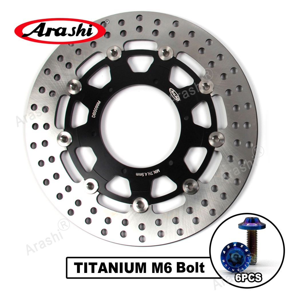 Arashi 300 มม.CNC ลอยแผ่นเบรคหน้าสําหรับ BMW G650GS 2009 2010 2011 2012 2013 2014 - 2016 / SERTAO 20