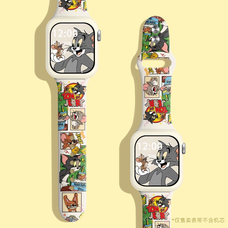 Y&amp;M เย็บแมวและเมาส์พรีเมี่ยม ultra สร้างสรรค์6สายนาฬิกาแฟชั่นสำหรับแอปเปิ้ลนาฬิกา iwatchs9 S8 applewatch7