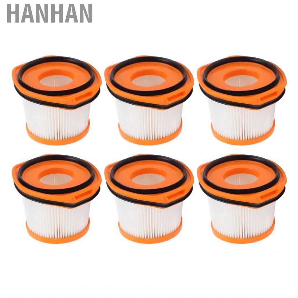 Hanhan 6 Pcs Vacuum Cleaner Filter Replacement Floor Washing Machine Spare Parts